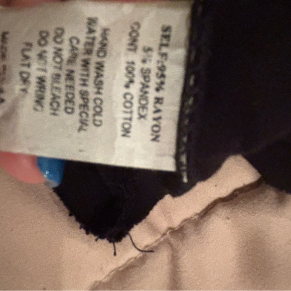 Vintage havana top with lace - Picture 2 of 2